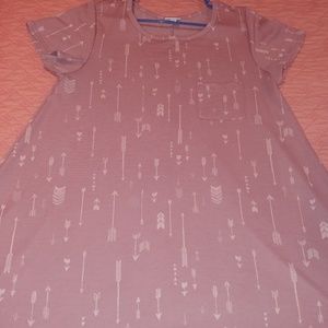 LuLaRoe Dresses - LULAROE PINK ARROW CARLY! A UNICORN😍 LuLaRoe Dresses - LULAROE PINK ARROW CARLY! A UNICORN😍